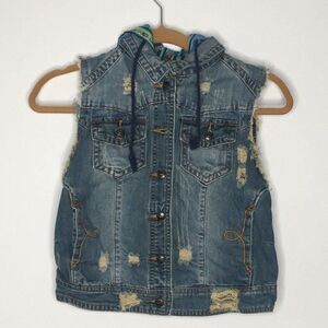 denim jacket/vest size S 